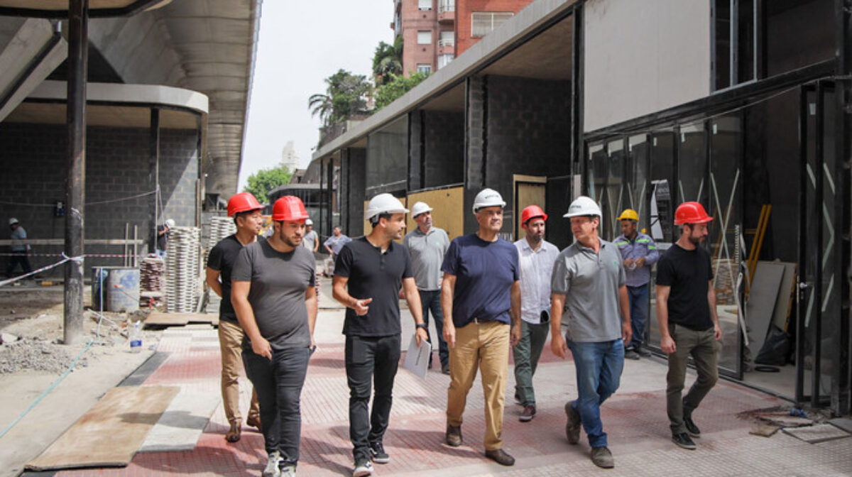 Obras en el Bajo Viaducto Mitre