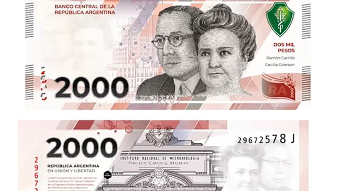 Nuevo billete de $ 2.000