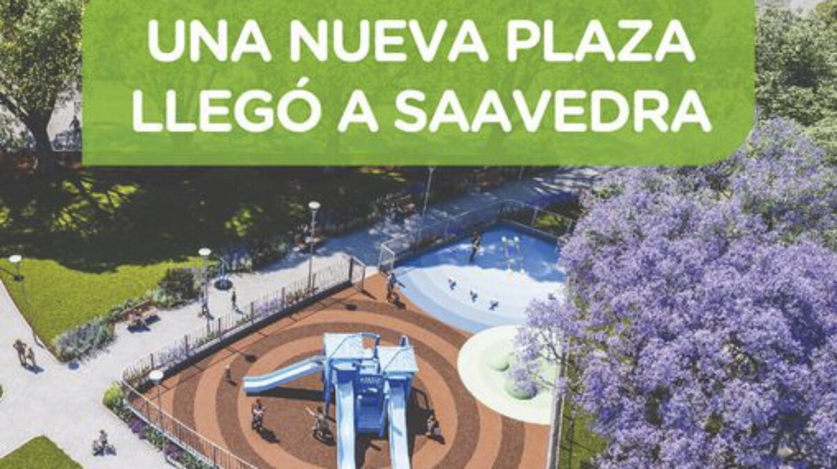 Inauguran el lunes una plaza en el barrio de Saavedra