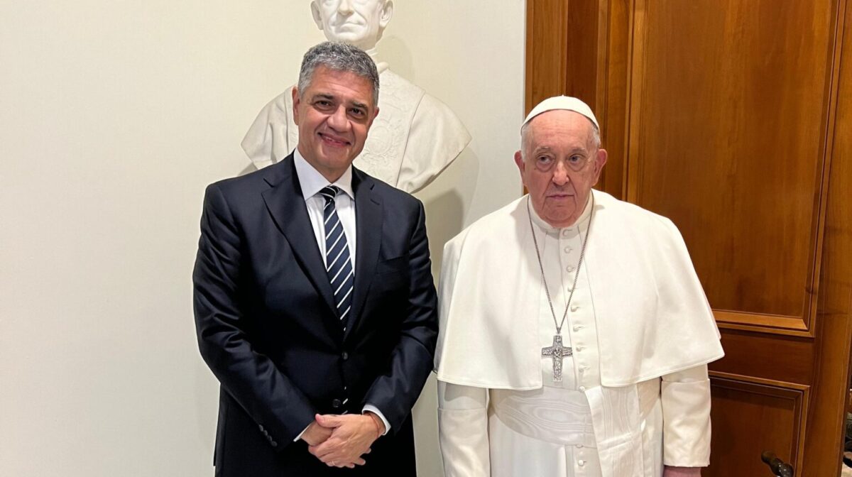 Jorge Macri en el Vaticano