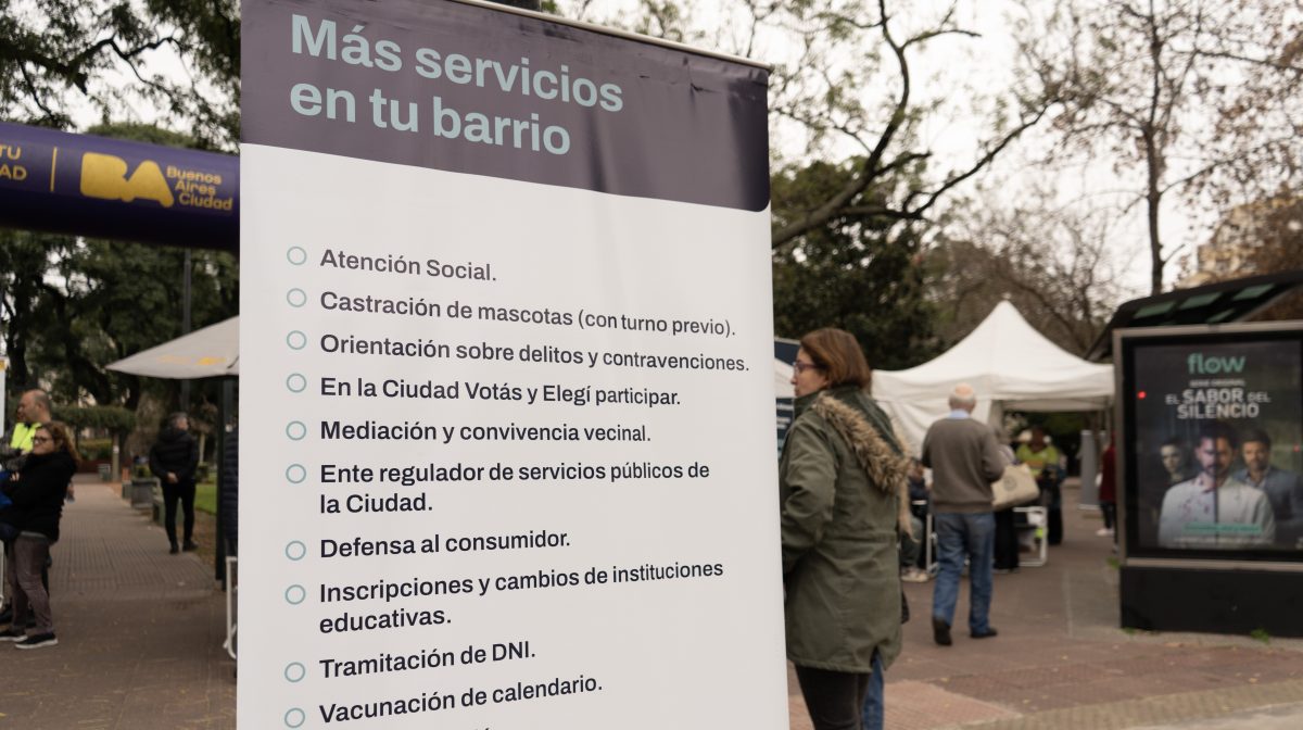 Más servicios en tu barrio llega a Villa Urquiza