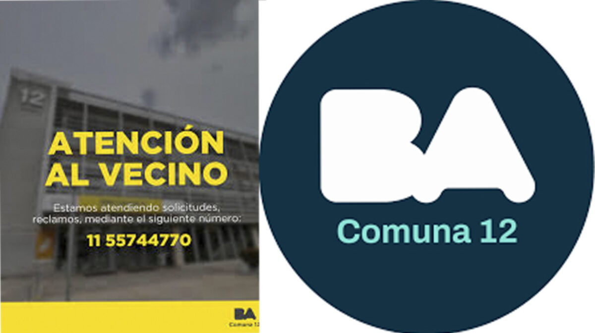 BA Comuna 12, informa a los vecinos