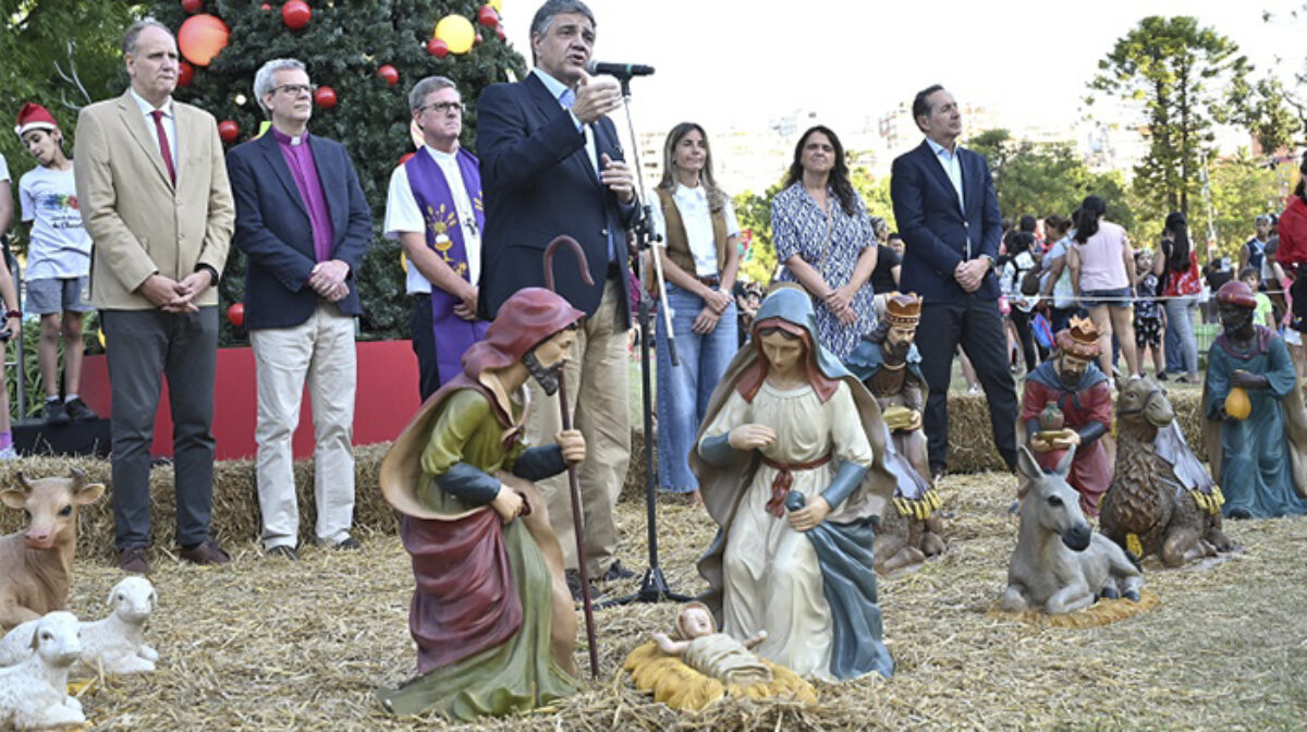 Bendición del Pesebre en el Parque de la Navidad