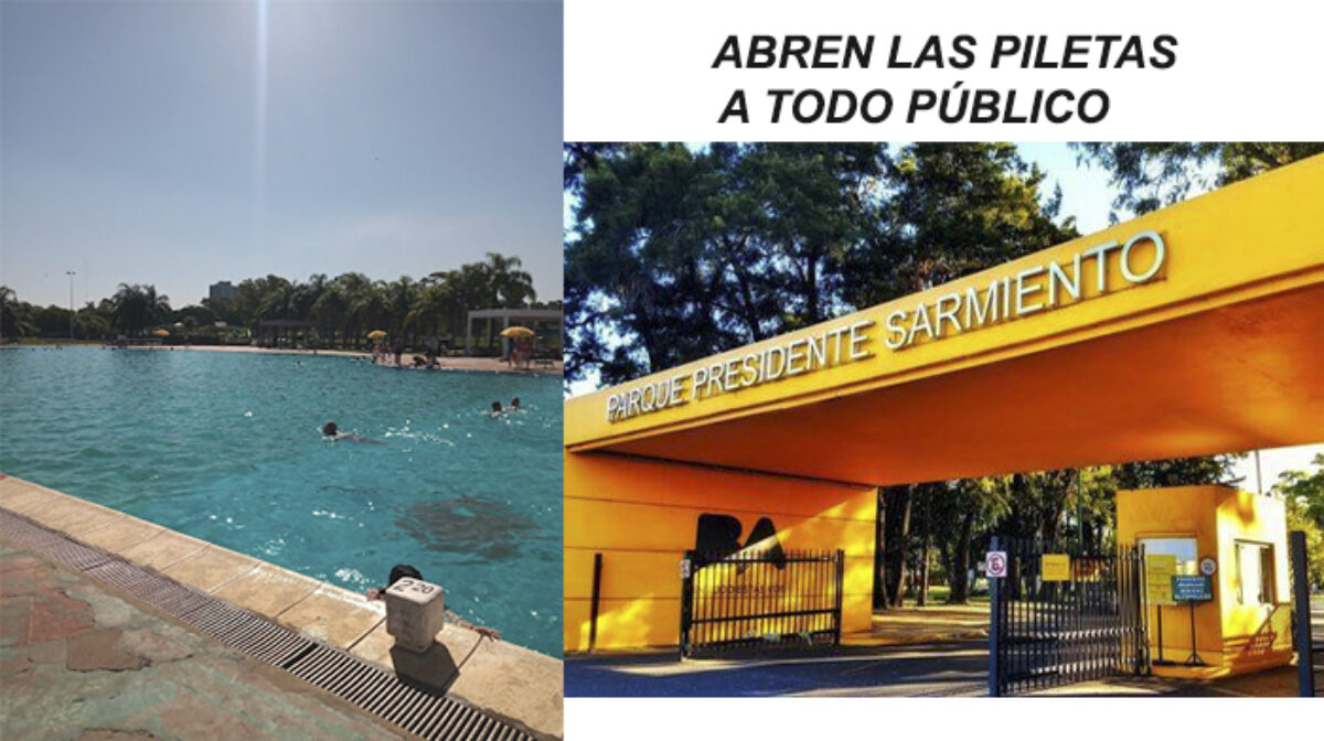 En febrero las piletas del Parque Sarmiento están abiertas a todo público