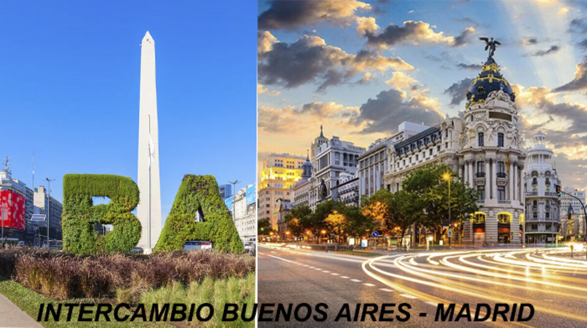 Intercambio entre Buenos Aires y Madrid