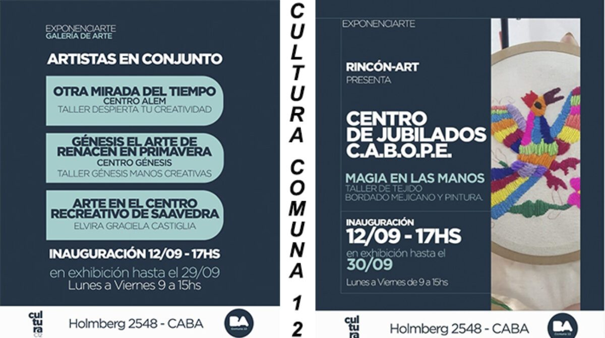 Ciclo de Exposiciones en la Comuna 12