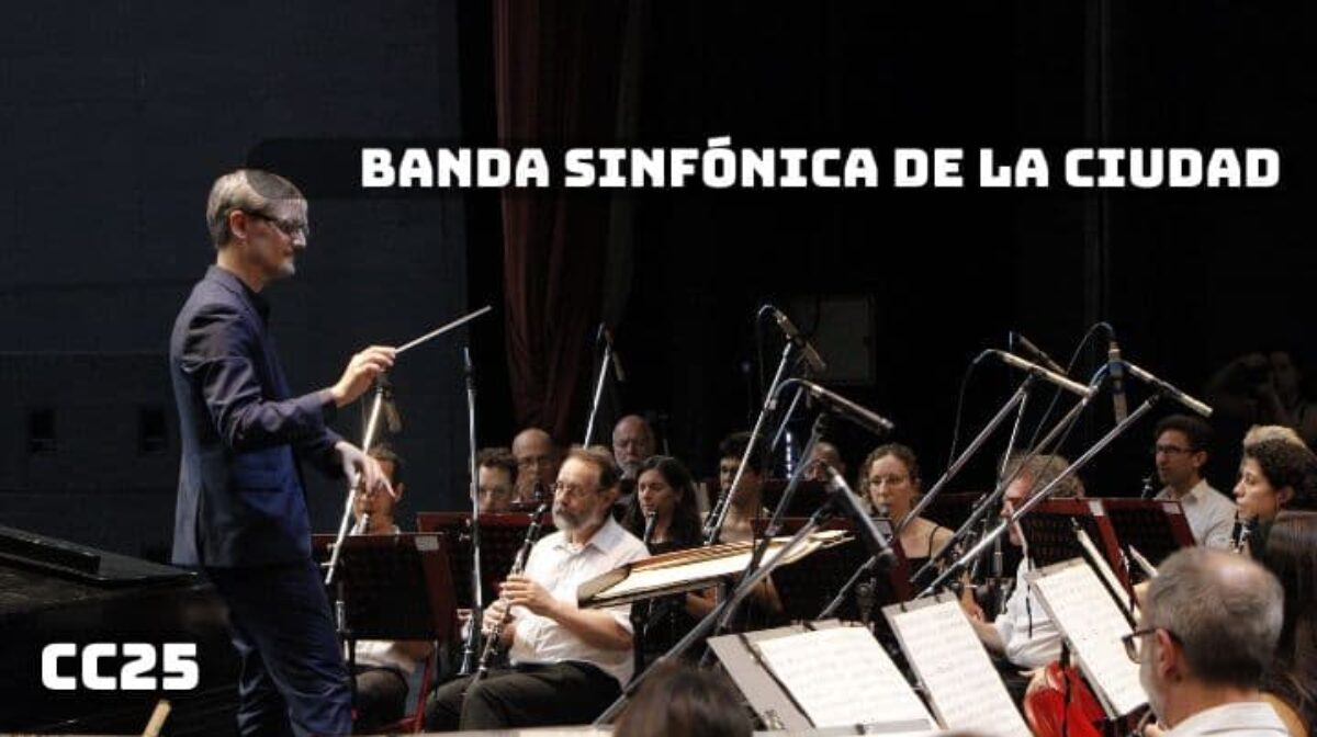 Banda Sinfónica de la Ciudad en el CC 25 de Mayo