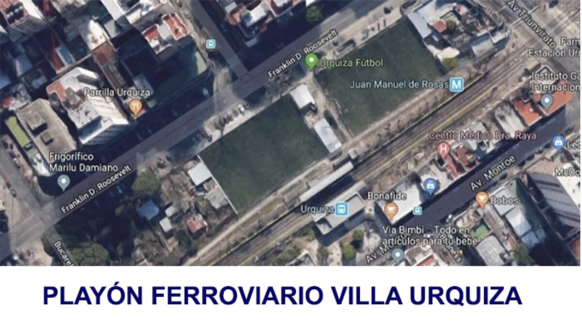 Consulta pública sobre el Playón Ferroviario de Villa Urquiza