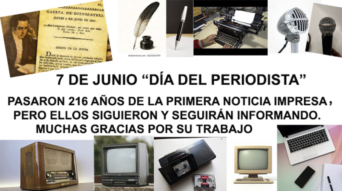 7 de junio “Día del Periodista”