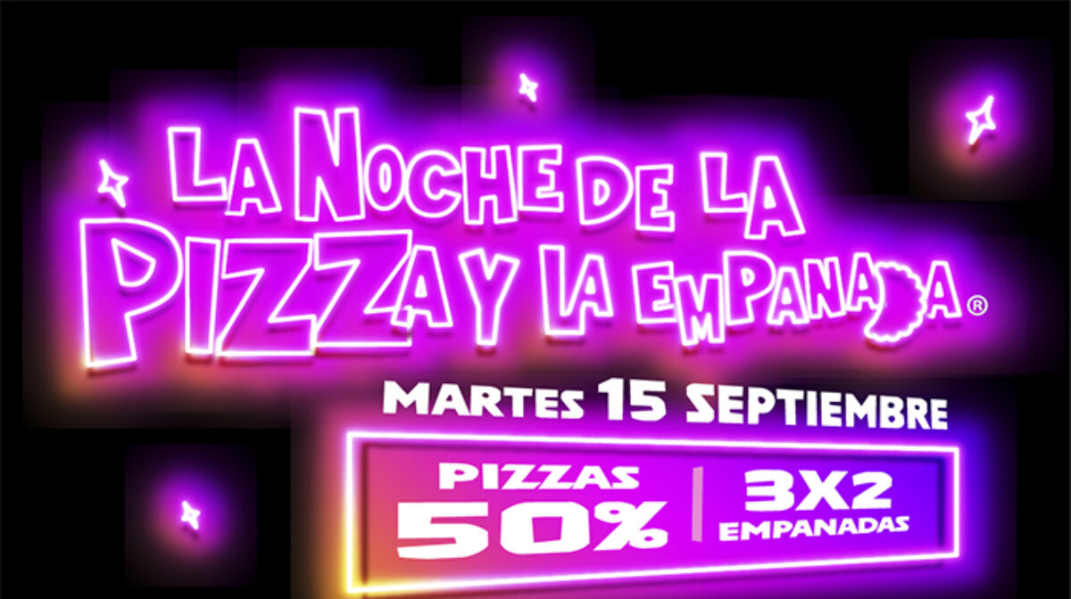 Llega la noche de la Pizza y la Empanada 2026